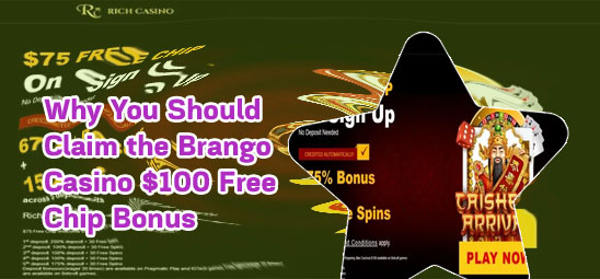 Best casino online with $100 free chip